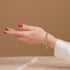 Sun and Sky | Ukrainian Aid | Galaxy Glass Bead Bracelet